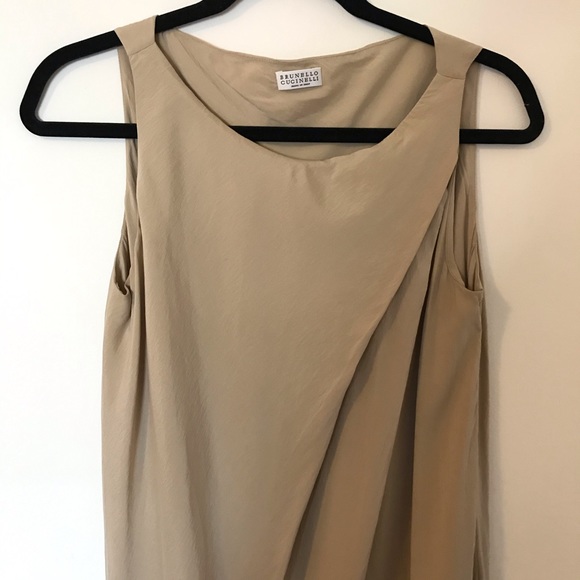 Draped Silk Grecian Brunello Cucinelli Dress - Picture 2 of 8